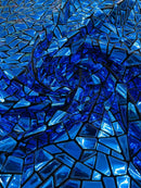 Broken Glass Sequin Velvet 58" Wide