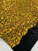 Broken Glass Sequin Velvet 58" Wide