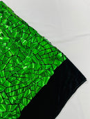 Broken Glass Sequin Velvet 58" Wide