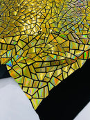 Broken Glass Sequin Velvet 58" Wide