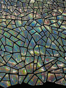 Broken Glass Sequin Velvet 58" Wide