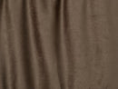 Brown Silky Upholstery Fabric - Luxury & Warm