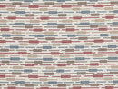 Burgundy Striped Upholstery Fabric - Outdoor & Indoor