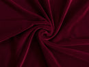 Burgundy Velvet Upholstery Fabric - Soft & Luxurious
