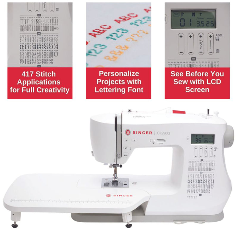 SINGER® C7290Q Sewing & Quilting Machine with Extension Table