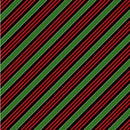 Tis the Season - Diagonal Candy Stripe - Black