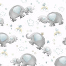 Cloud Cuddle Blue Little Peanut 58"/60" Fabric per yard