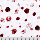 Cloud Cuddle Scarlet Lucky Lady Bug 58"/60" Fabric per yard