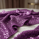 Chain Sequin Stretch Mesh Fabric by the Yard 54” Wide – Iridescent 4 Way Stretch Sequin Fabric for Prom Dresses, Gowns, Costumes & Event Decor