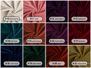 Classic Velvet Upholstery Fabrics | 21 Color Options