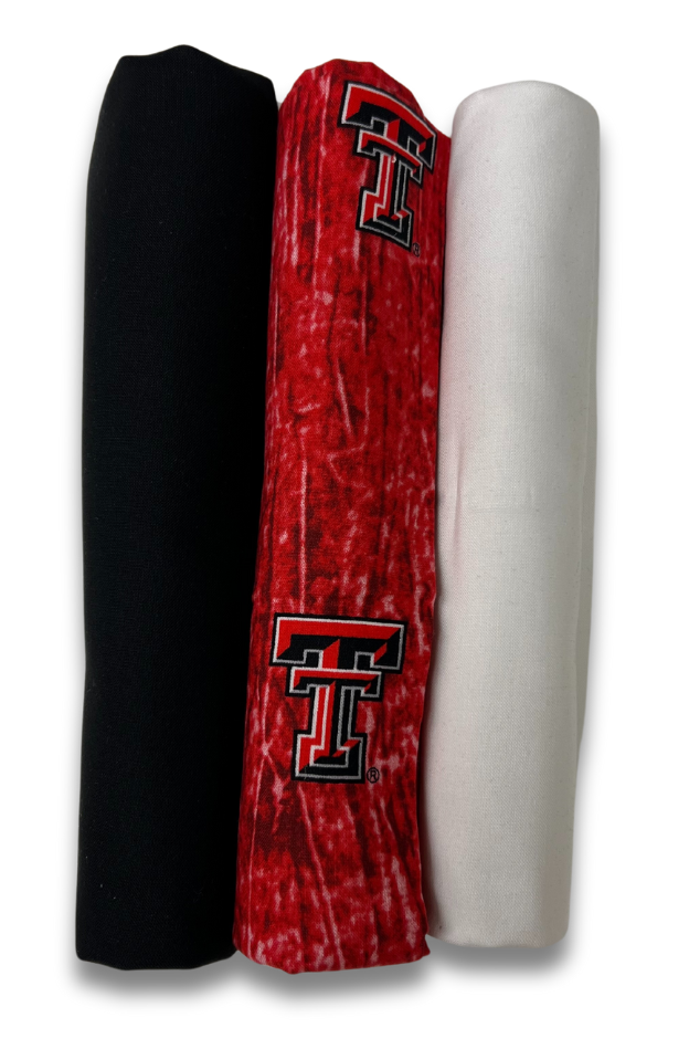 Texas Tech Red Raiders - One Yard Bundle - 3 pack (Black & Red)