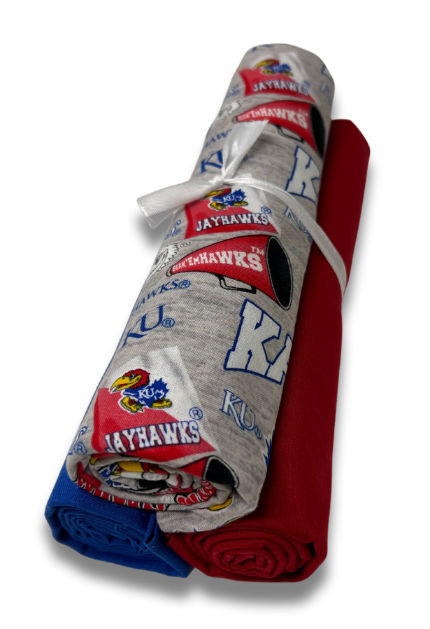 Kansas Jayhawks - One Yard Bundle - 3 pack (Blue & Red)