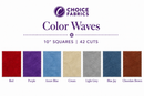 Color Waves - 10" Squares - Spectrum (42 Cuts)
