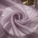 Crystal Organza Fabric by the Yard 60” Wide – Sheer Shiny Organza for Wedding Decor, Draping, Dresses, Curtains & Event Styling