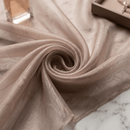 Crystal Organza Fabric by the Yard 60” Wide – Sheer Shiny Organza for Wedding Decor, Draping, Dresses, Curtains & Event Styling