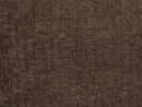 Dark Brown Chenille Upholstery Fabric - Textured & Silky