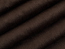 Dark Brown Silky Upholstery Fabric - Luxury & Bold