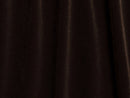 Dark Brown Velvet Upholstery Fabric - Soft & Luxurious