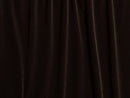 Dark Brown Velvet Upholstery Fabric - Soft & Luxurious