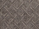 Dark Gray Geometric Upholstery Fabric – Textured & Soft