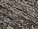 Dark Gray Textured Upholstery Fabric - Woven & Striped