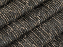 Dark Gray Striped Upholstery Fabric - Woven & Textured