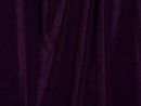 Dark Purple Velvet Upholstery Fabric - Soft & Luxurious
