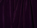 Dark Purple Velvet Upholstery Fabric - Soft & Luxurious