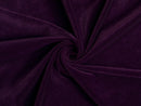 Dark Purple Velvet Upholstery Fabric - Soft & Luxurious