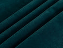 Dark Teal Velvet Upholstery Fabric - Soft & Luxurious