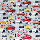 Digital Cuddle Multi 1St Responders 58" - 60" Fabric per yard