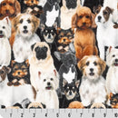 Digital Cuddle Beige Dog Pile 58" - 60" Fabric per yard
