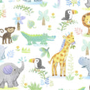 Digital Cuddle Jungle Joy 58/60" Fabric Per Yard