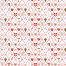 Digital Cuddle Multi Key To My Heart 58" - 60" Fabric per yard