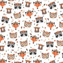 Digital Cuddle Multi Leaf Me Be 58" - 60" Fabric per yard