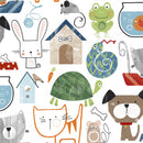 Digital Cuddle Multi Pet Shop 58" - 60" Fabric per yard