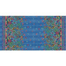 Ethernal Embroidery Border Denim Cotton 44"/45" Fabric Per Yard