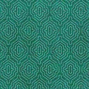 Indigo Stitches Sprout Cotton 44"/45" Fabric Per Yard