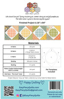 Easy as Pie Quilted Table Runner Pattern