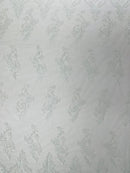 Elegant Beaded Floral Lace on Mesh 54" Wide | New Creation Fabric & Foam Inc.