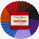 Color Waves Ember 5"x5" Charm Pack - 42 Squares