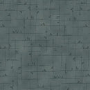 Folk Art Flannel - Broken Plaid - Teal