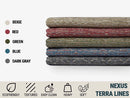 Striped Textured Upholstery Fabric | Nexus Terra Lines