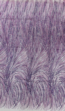 Fashion Glitter Design On A Mesh Lace 54” Wide| New Creations Fabric & Foam Inc.