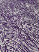 Fashion Glitter Design On A Mesh Lace 54” Wide| New Creations Fabric & Foam Inc.