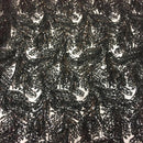 Cozy Pop Thread Floral Sequins Fabric