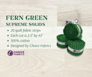 Supreme Solids - 2.5" Roll - Fern Green (20 cuts)