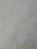 Floral Stretch Lace 58" Wide| New Creations Fabric & Foam Inc.