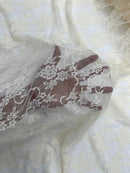 Floral Stretch Lace 58" Wide| New Creations Fabric & Foam Inc.