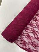 Floral Stretch Lace 58" Wide| New Creations Fabric & Foam Inc.
